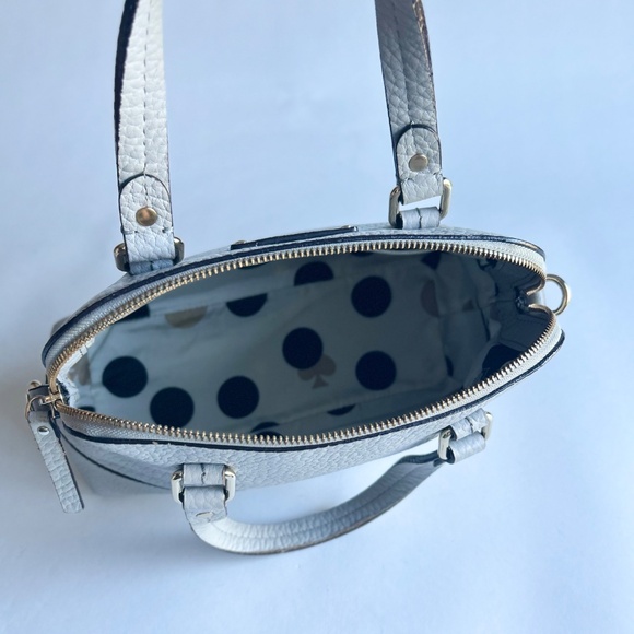 Kate Spade Grey Pebble Genuine Leather Tote - Picture 11 of 15